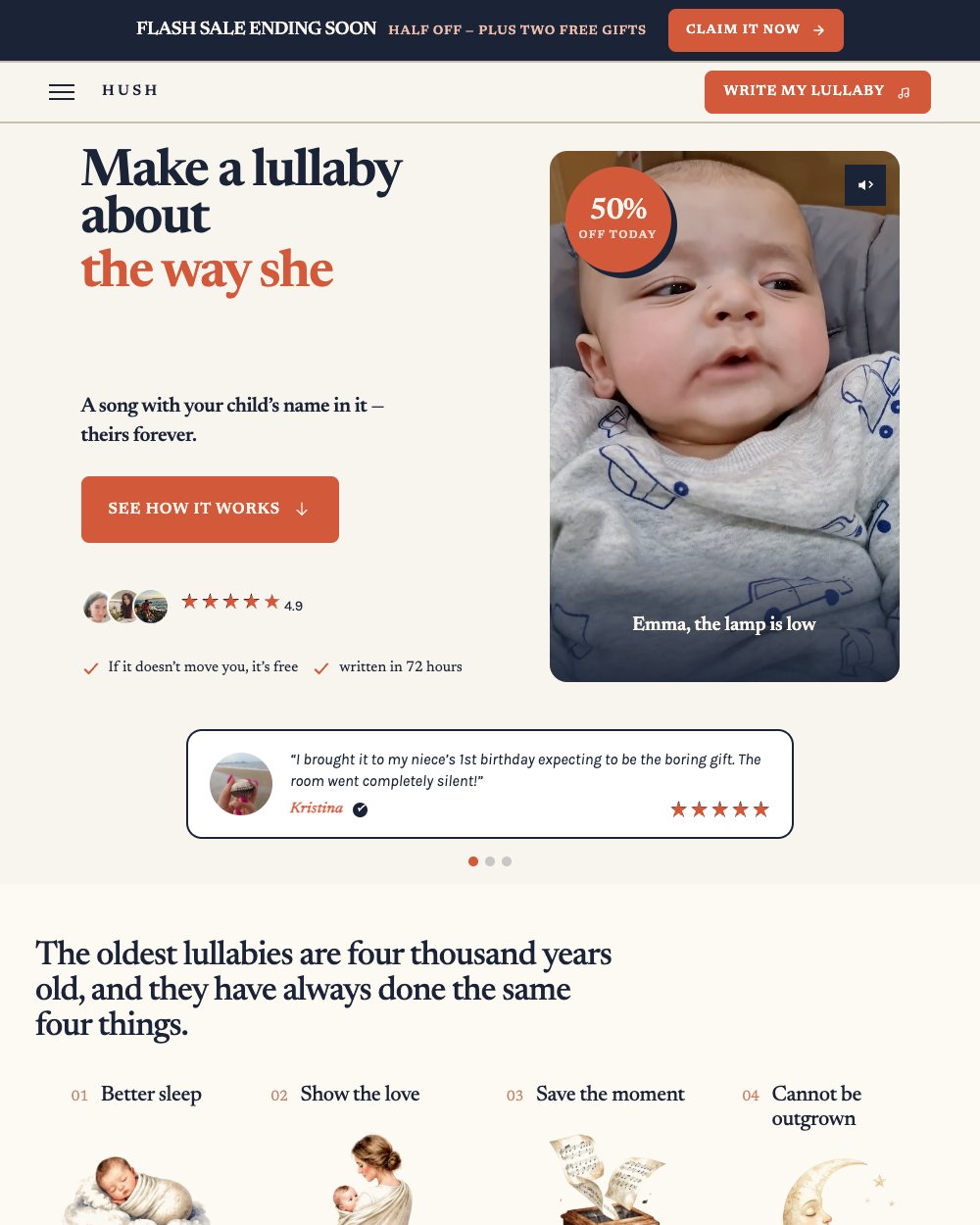 Homepage hero
